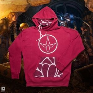 Hoodie with secret pockets and cowl neck